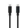 Nanocable Cable USB 2.0 USB-C a USB-C 3A 1,5 m Negro